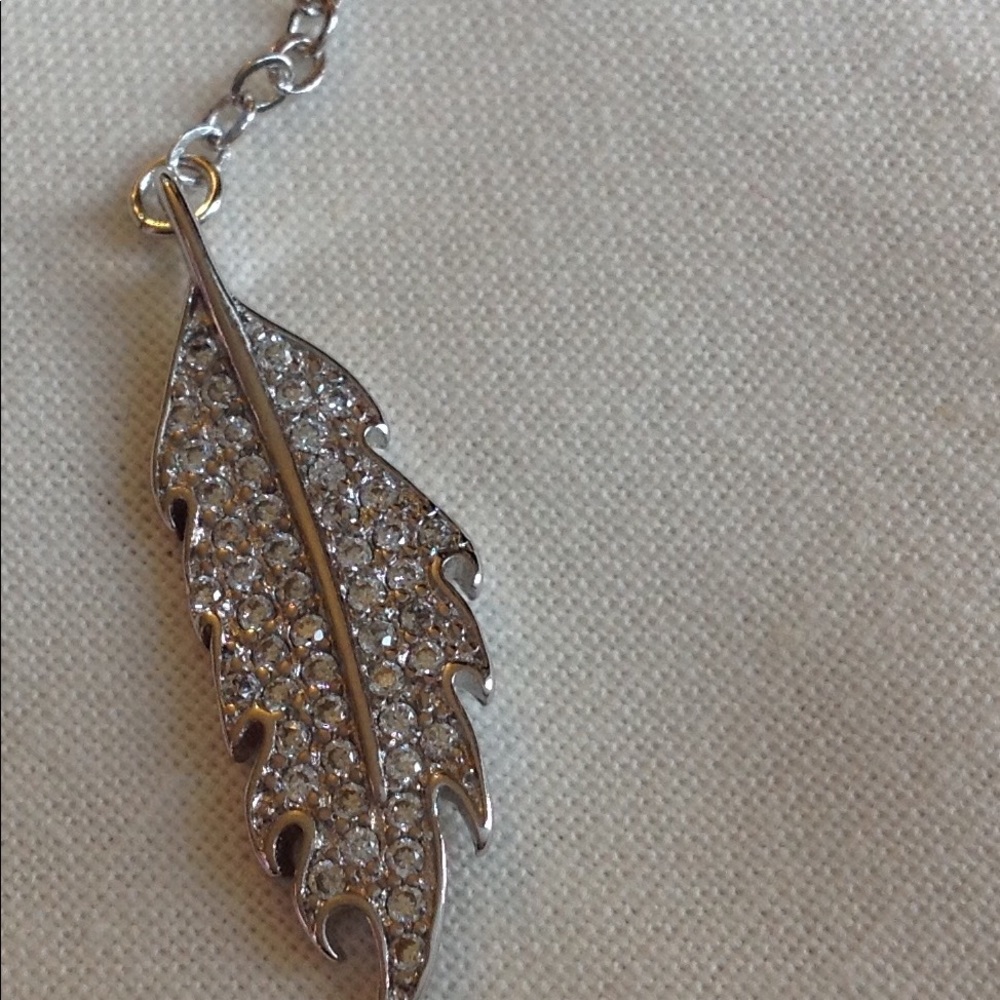 π· LAST 1 (925) FEATHER Y- NECKLACE - Picture 6 of 6